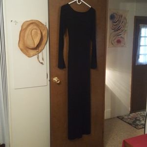 Long black dress
